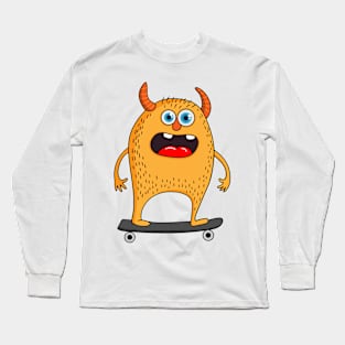 cute monster Long Sleeve T-Shirt